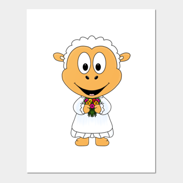 SCHAF SHEEP BRAUT HOCHZEIT WEDDING Wedding Posters and Art